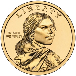 2011 1-dollar - P - Wampanoag Treaty 1621 obverse